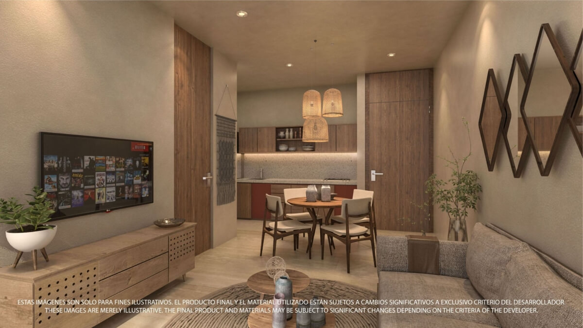 Condominium with  swimp up, access to the pool by your terrace, passenger drone, electric car charge