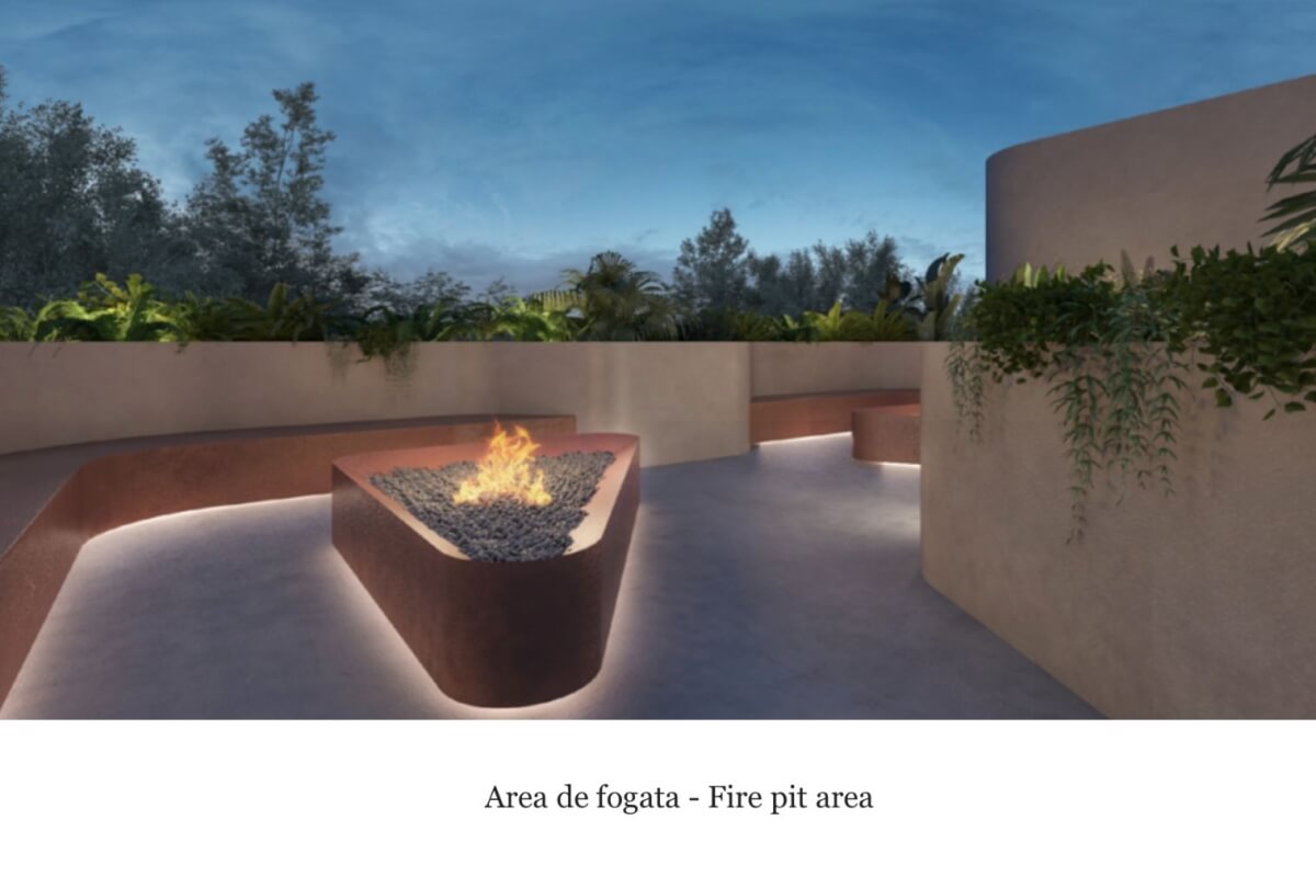 Studio 900 meters from the beach, furnished, infinity pool, cinema, spa, gym, restaurant, and more, in pre-construction, for sale on Kukulka