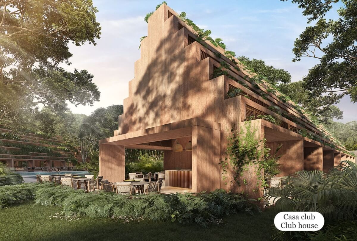 Estudio con alberca privada, ethnic mall, instagram butler, y mas amenidades en Aldea Zama venta.