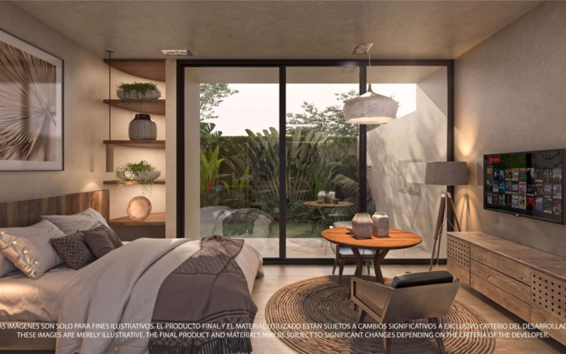 Departamento con sistema lock off, alberca, spa, mirador de estrellas, yoga, coworking, gimnasio en residencial privado, pre-construccion en