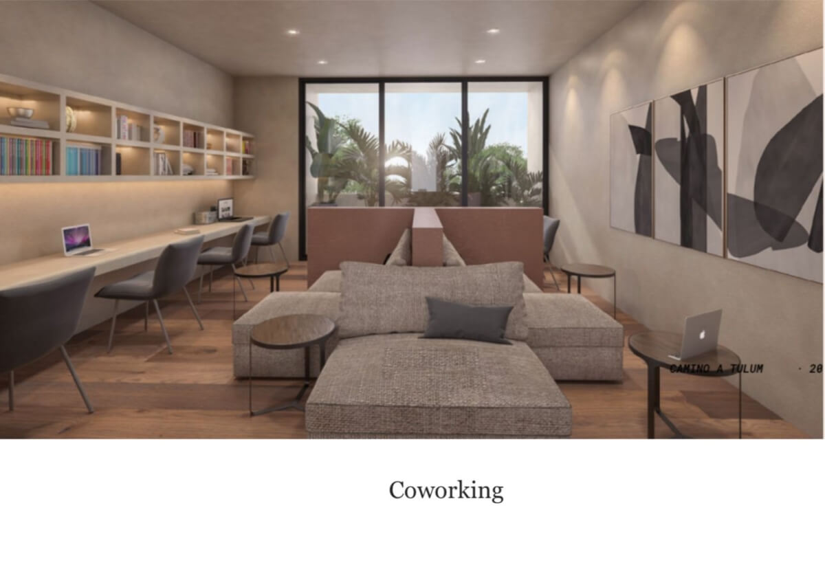 Estudio con alberca privada, ethnic mall, instagram butler, y mas amenidades en Aldea Zama venta.