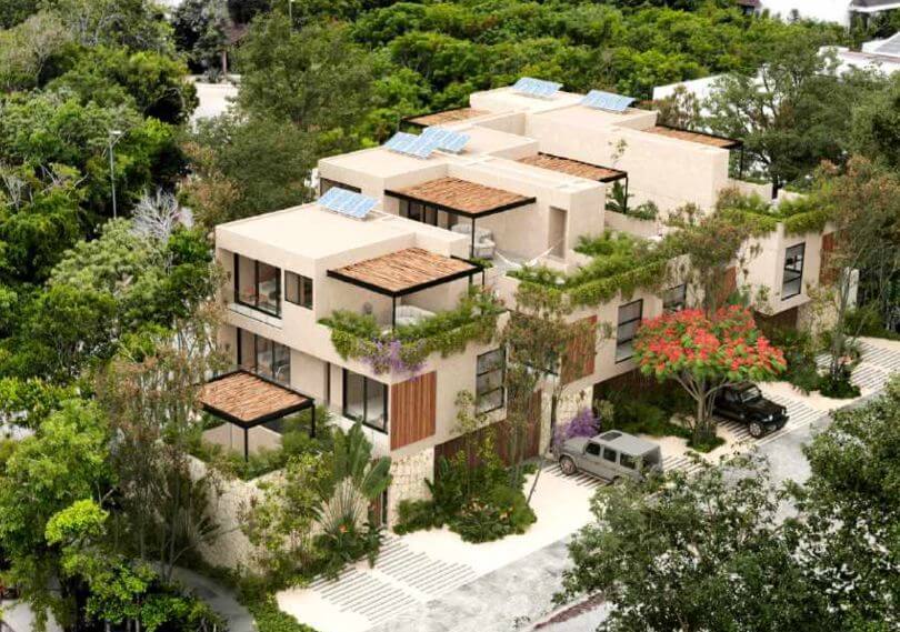 4 bedroom villa, private pool, luxury finishes, ground floor bedroom, pre-construction for sale in Aldea Zama, Tulum.