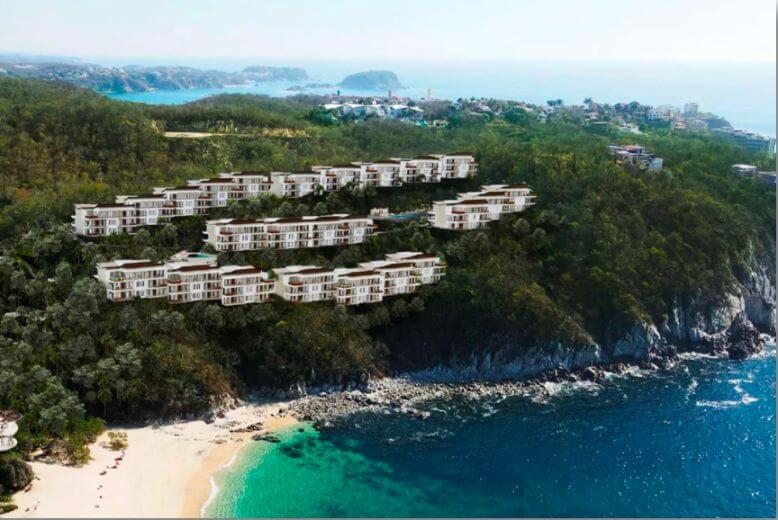 Departamento con vista al mar y&nbsp; alberca privada, en venta,&nbsp; Arrocito, Huatulco