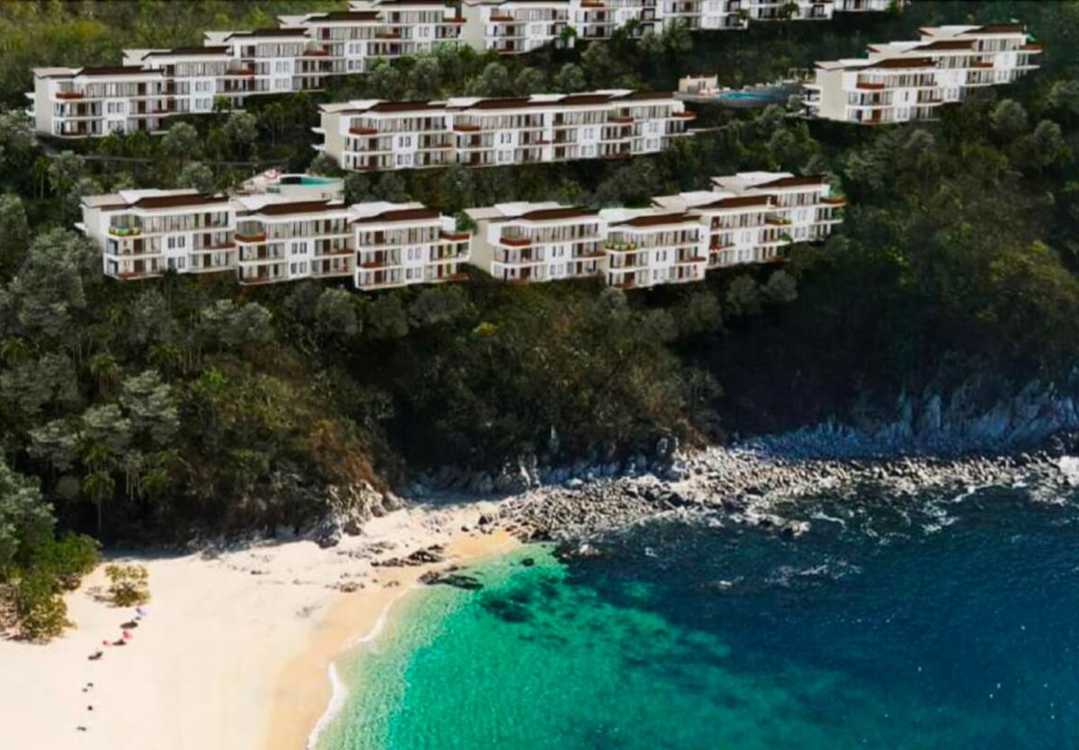 Departamento con vista al mar y&nbsp; alberca privada, en venta,&nbsp; Arrocito, Huatulco