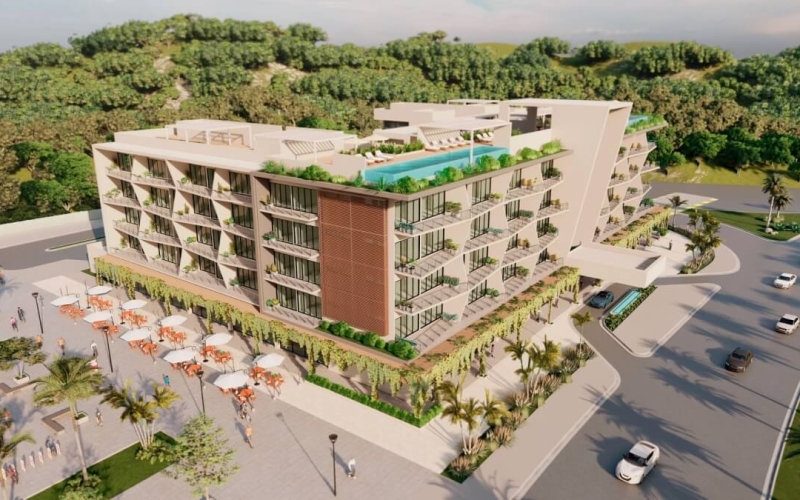 Condo steps from the marina, 3 minutes from the beach, high ceilings, infinity pool, spa, gym, children&amp;#39;s playgrpund and more