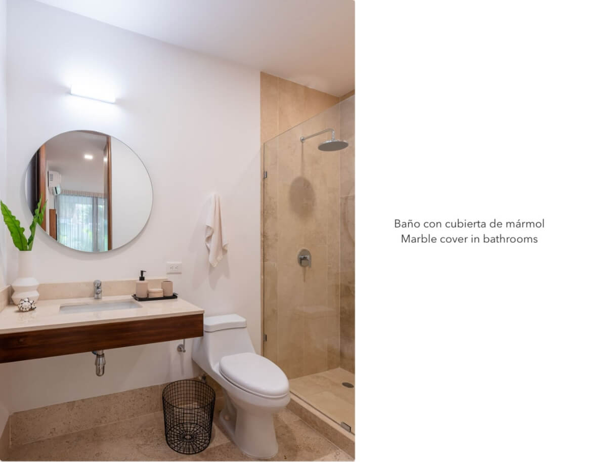 Furnished condo with rooftop, stunning jungle views, for sale, Region 11, Tulum