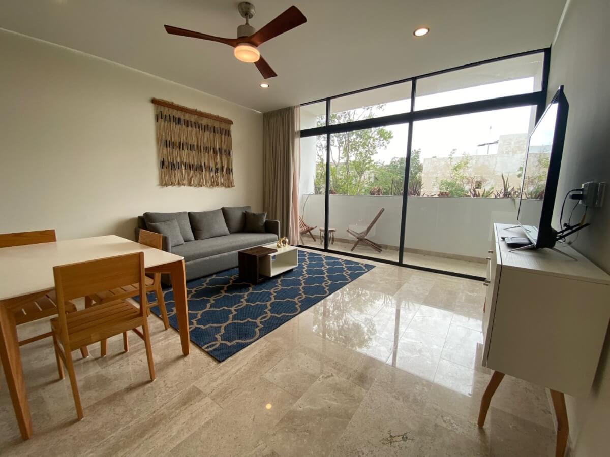 Condominium with garden and private pool, gym, restaurant, outdoor yoga area, bicycles, 5 minutes from the beach, in pre-construction