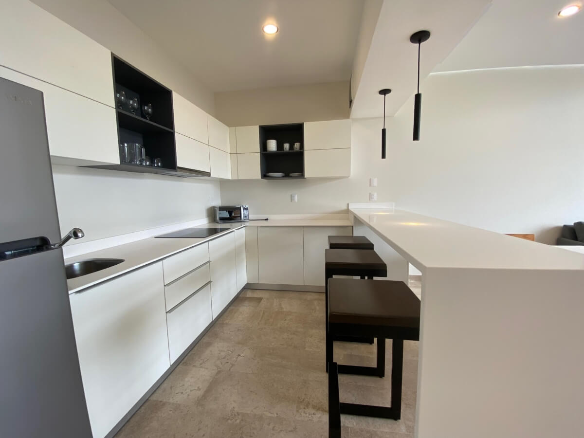 Condominium with garden and private pool, gym, restaurant, outdoor yoga area, bicycles, 5 minutes from the beach, in pre-construction