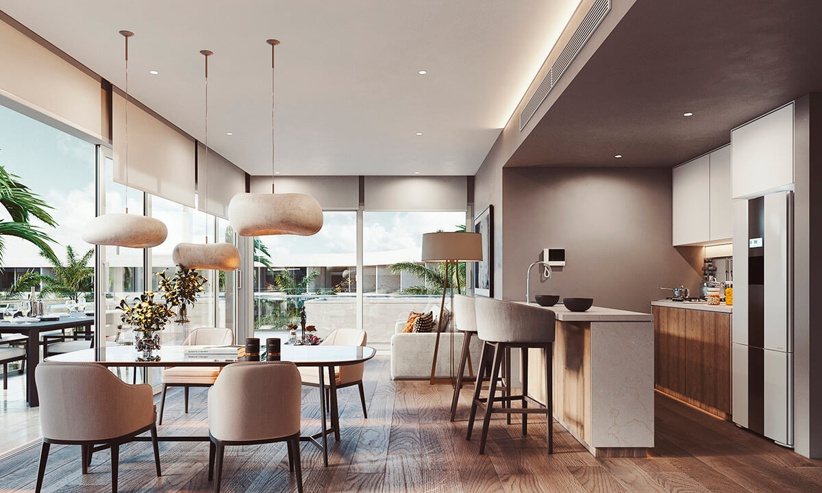 Apartment with rooftop, restaurant, steps from Fifth Avenue for sale PDC.