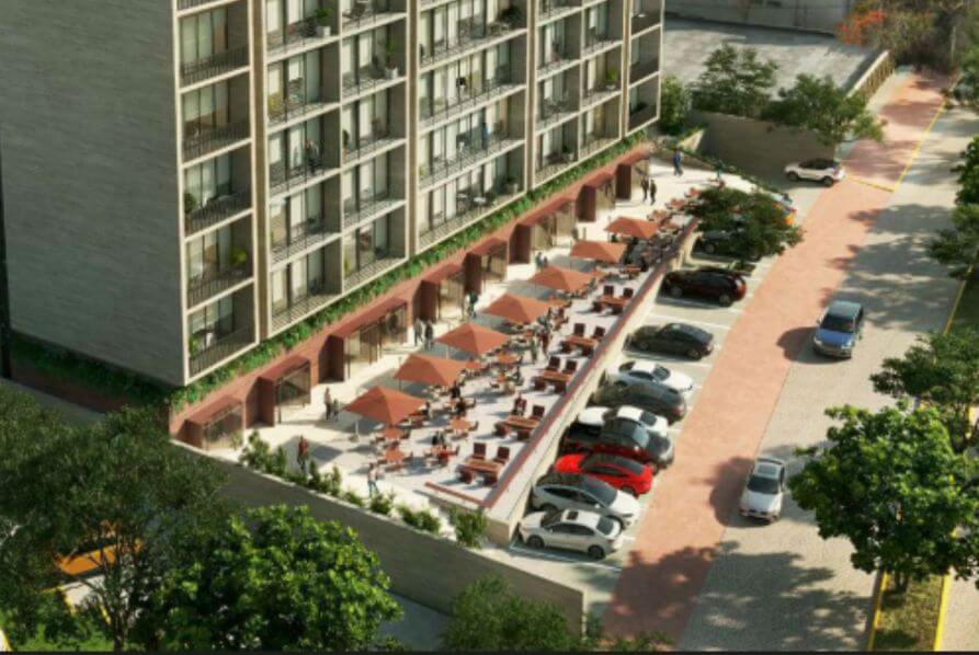 Departamento con &aacute;reas verdes, en venta, Parque Canc&uacute;n, Canc&uacute;n