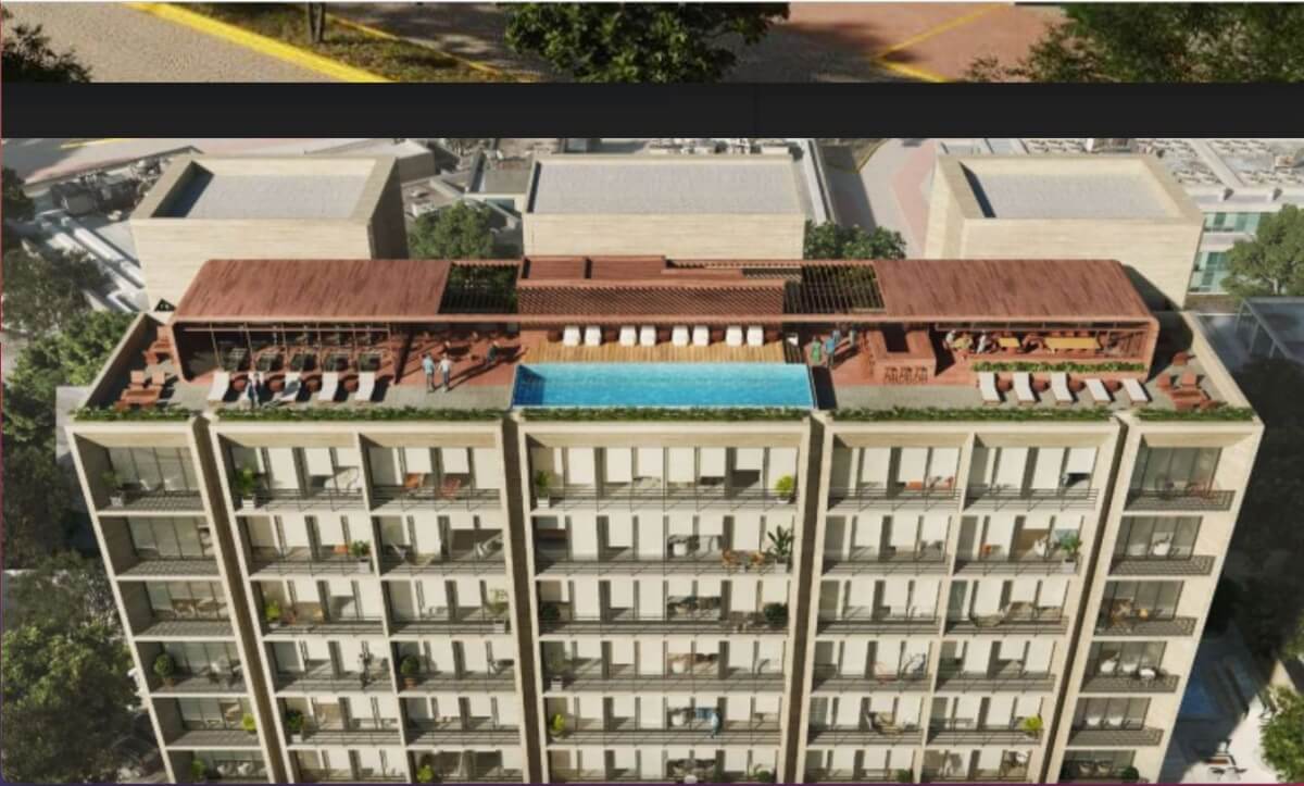 Departamento con &aacute;reas verdes, en venta, Parque Canc&uacute;n, Canc&uacute;n