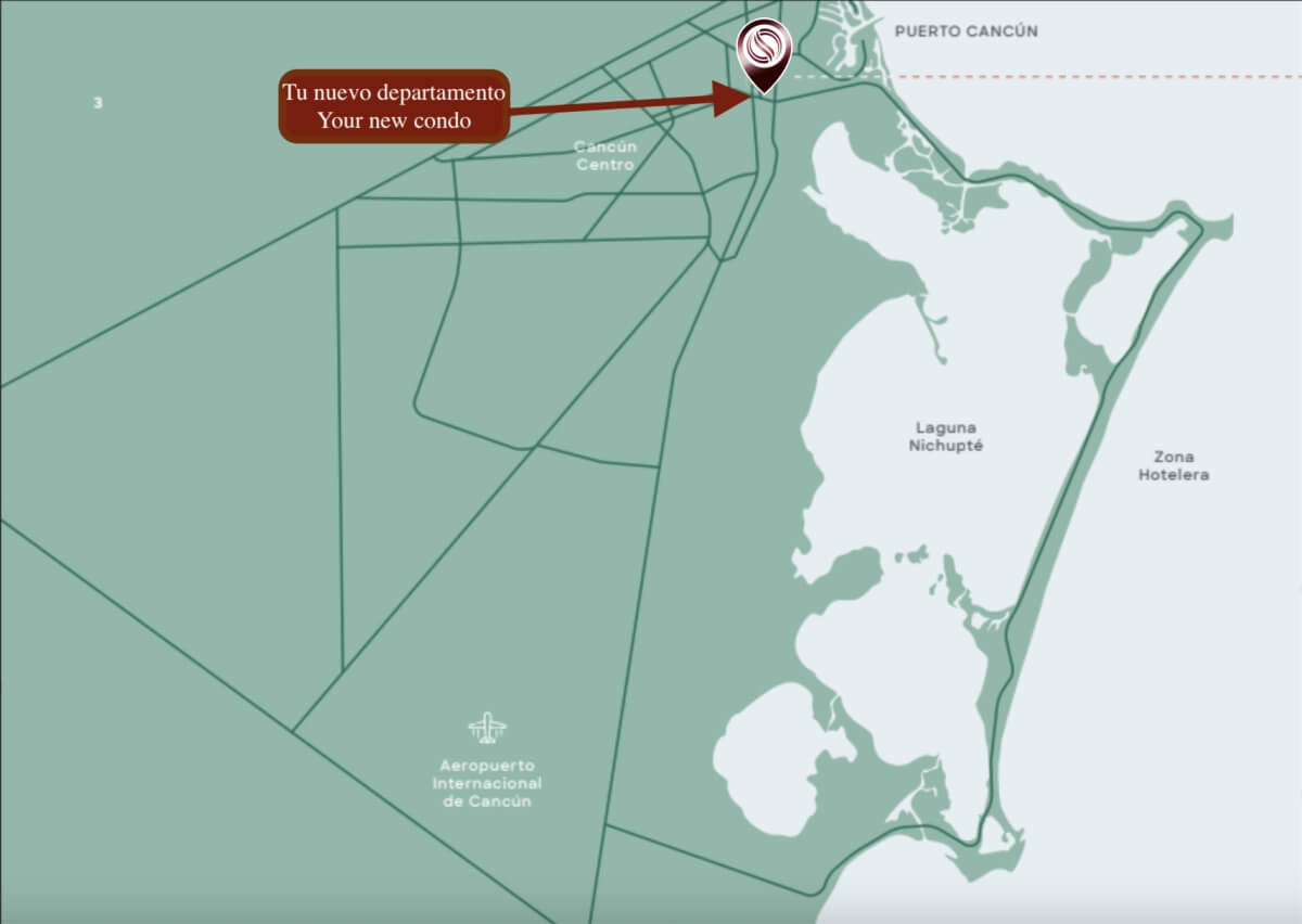 Departamento con &aacute;reas verdes, en venta, Parque Canc&uacute;n, Canc&uacute;n