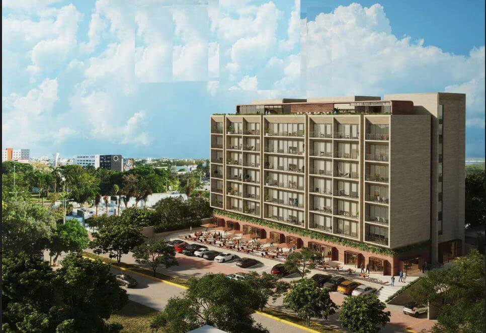 Departamento con &aacute;reas verdes, en venta, Parque Canc&uacute;n, Canc&uacute;n