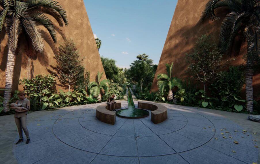 Penthouse near the beach, room &amp; pool service, fire pit, playground for children, hammock area, surrounded by green, 1 km from the beach pre