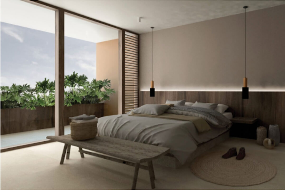 Condominium with balcony, oceanview infinity pool and jacuzzi for sale, downtown area, in Cozumel, Quintana Roo.