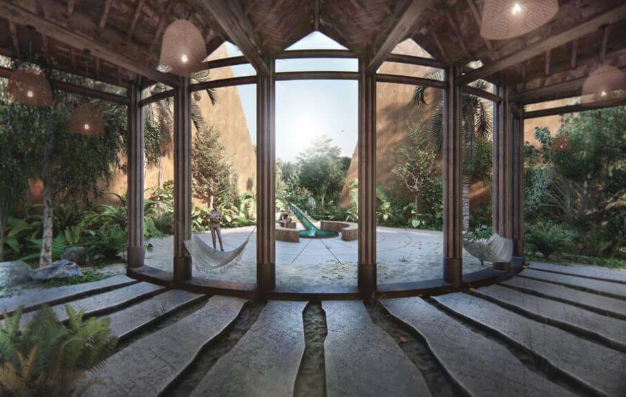 Penthouse with private pool, roof top pool and grill area, hammock zone, palapa, pet friendly, pre-construction for sale in Cozumel