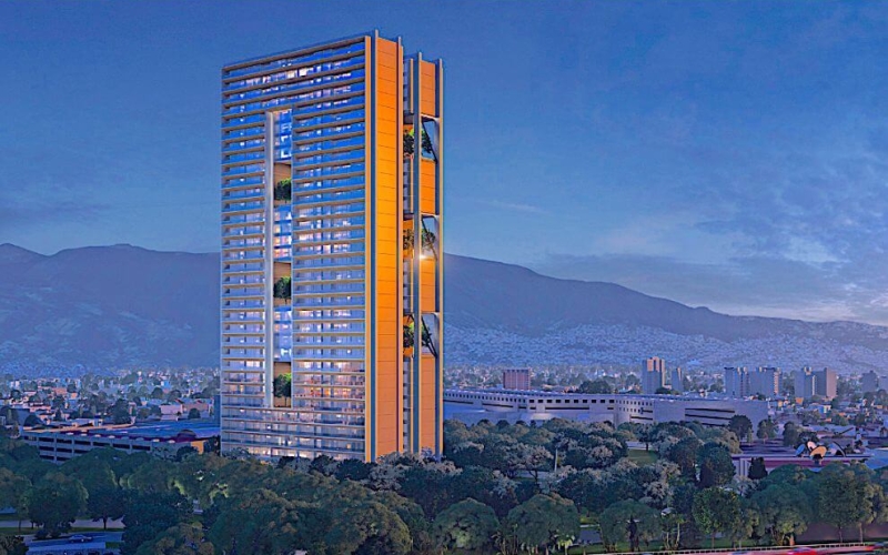 Condominium with 30 amenities, 13,000 m2 of green areas, designed by renown architect firm, Fuentes del Pedregal, for sale Mexico City