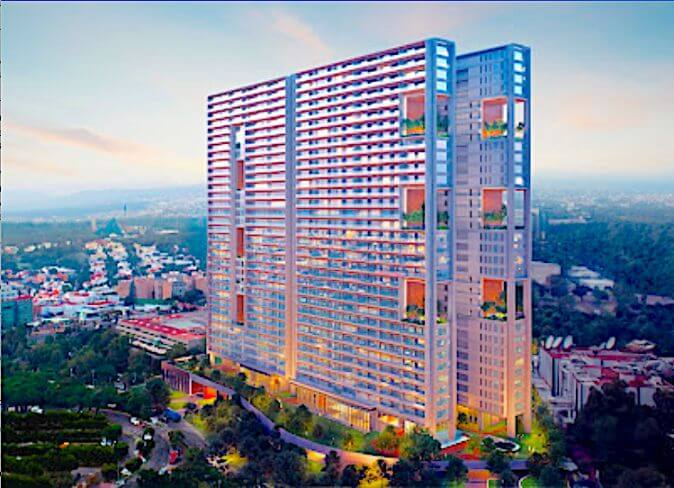 Luxury condominium with hotel amenities, Cuauht&eacute;moc, Mexico City