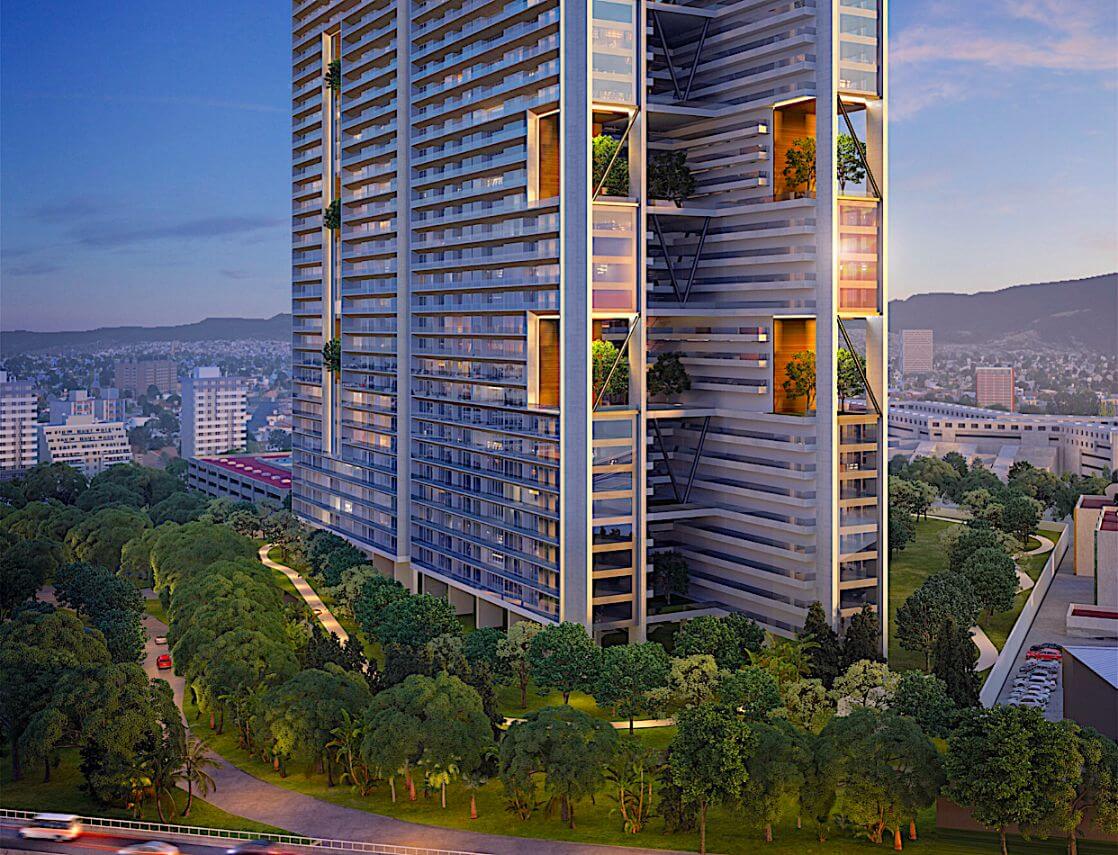 Departamento con terraza, de servicio con ba&ntilde;o, alberca, gimnasio, business center, cigar bar, juice bar y mas, en preconstruccion, venta, B