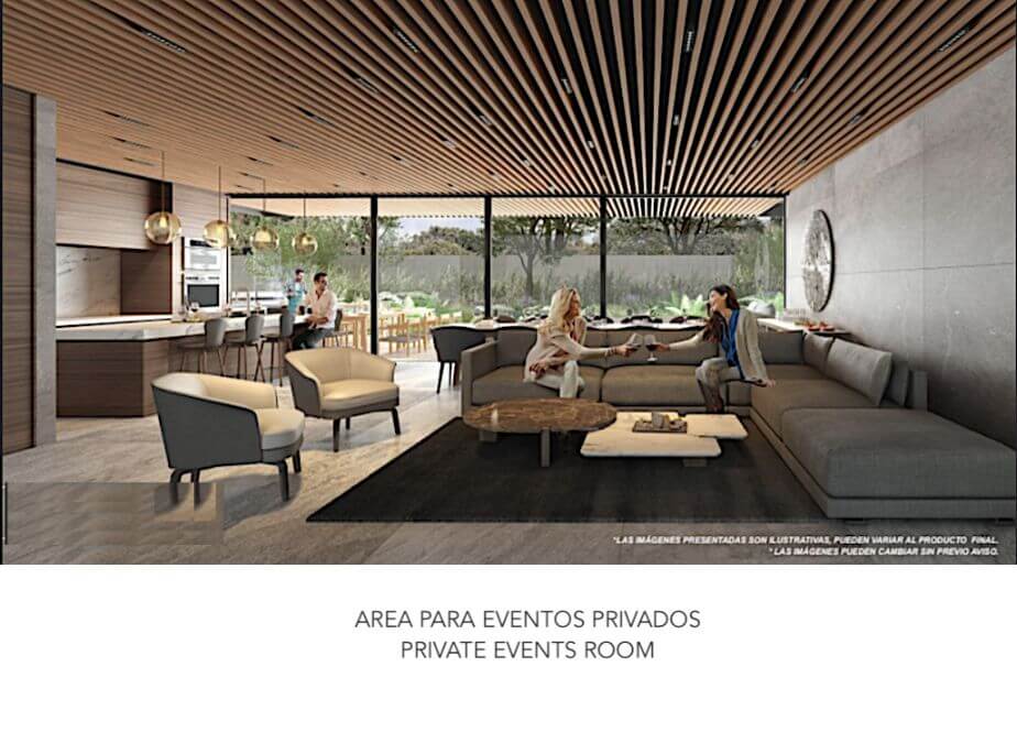 Departamento con terraza, de servicio con ba&ntilde;o, alberca, gimnasio, business center, cigar bar, juice bar y mas, en preconstruccion, venta, B