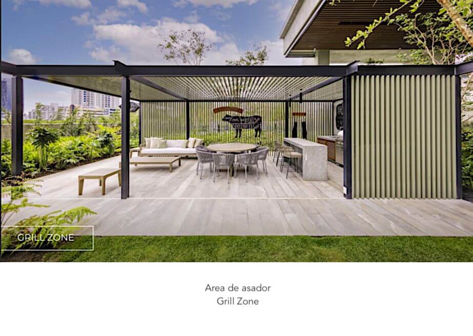 Condominium terrace, pool, spa, jacuzzi, gym, playroom, for sale in Polanco.