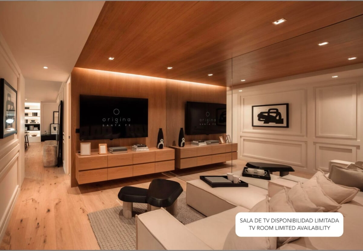 Apartment with clubhouse, cinema, spa, sports courts, green areas, panoramic pool, for sale in Interlomas, Huixquilucan