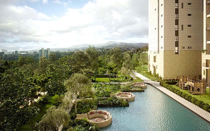 Large condominium of 259 m2, 7,000 m2 of green areas with amenities, cinema, spa, pool, jacuzzi, and more pre-construction, Santa Fe for sal