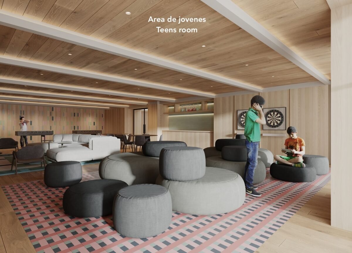 Condo with spa and gym, pre-construction for sale, Reforma, Mexico City