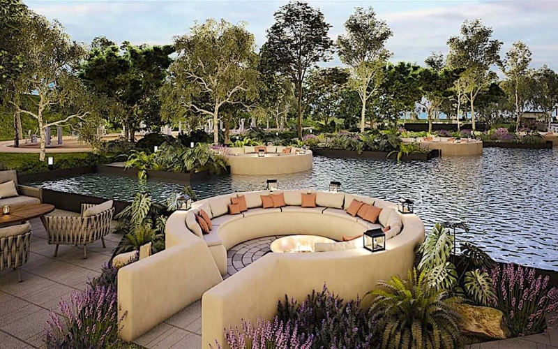 Condominio con sala de tv, 7,000 m2 de areas verdes con amenidades, cine, spa, alberca, jacuzzi, pre-construccion, Santa Fe venta Ciudad de