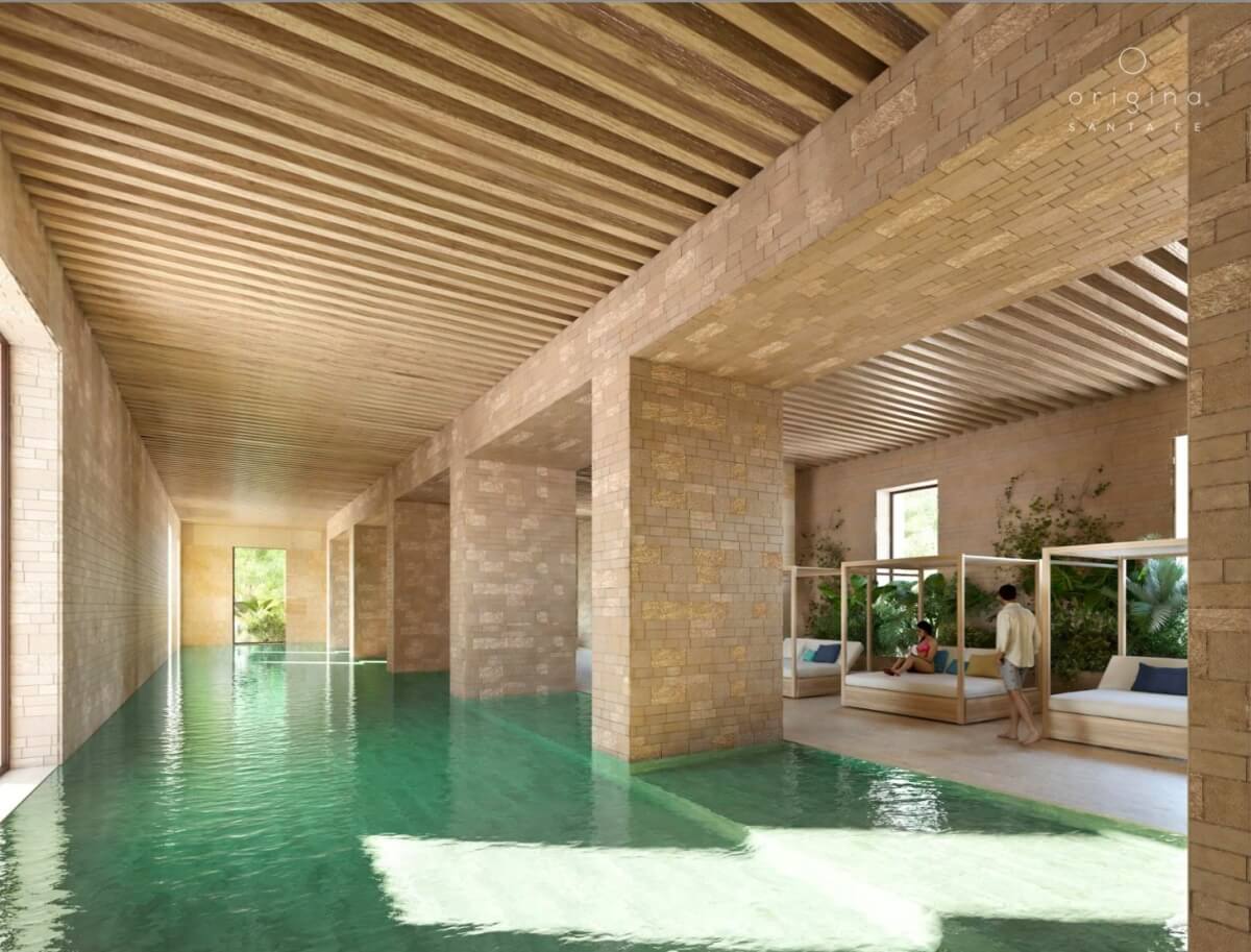 Condominio con terraza, sala de TV, cuarto de servicio con ba&ntilde;o, alberca, gimnasio, business center, cigar bar, juice bar y mas, en preconst