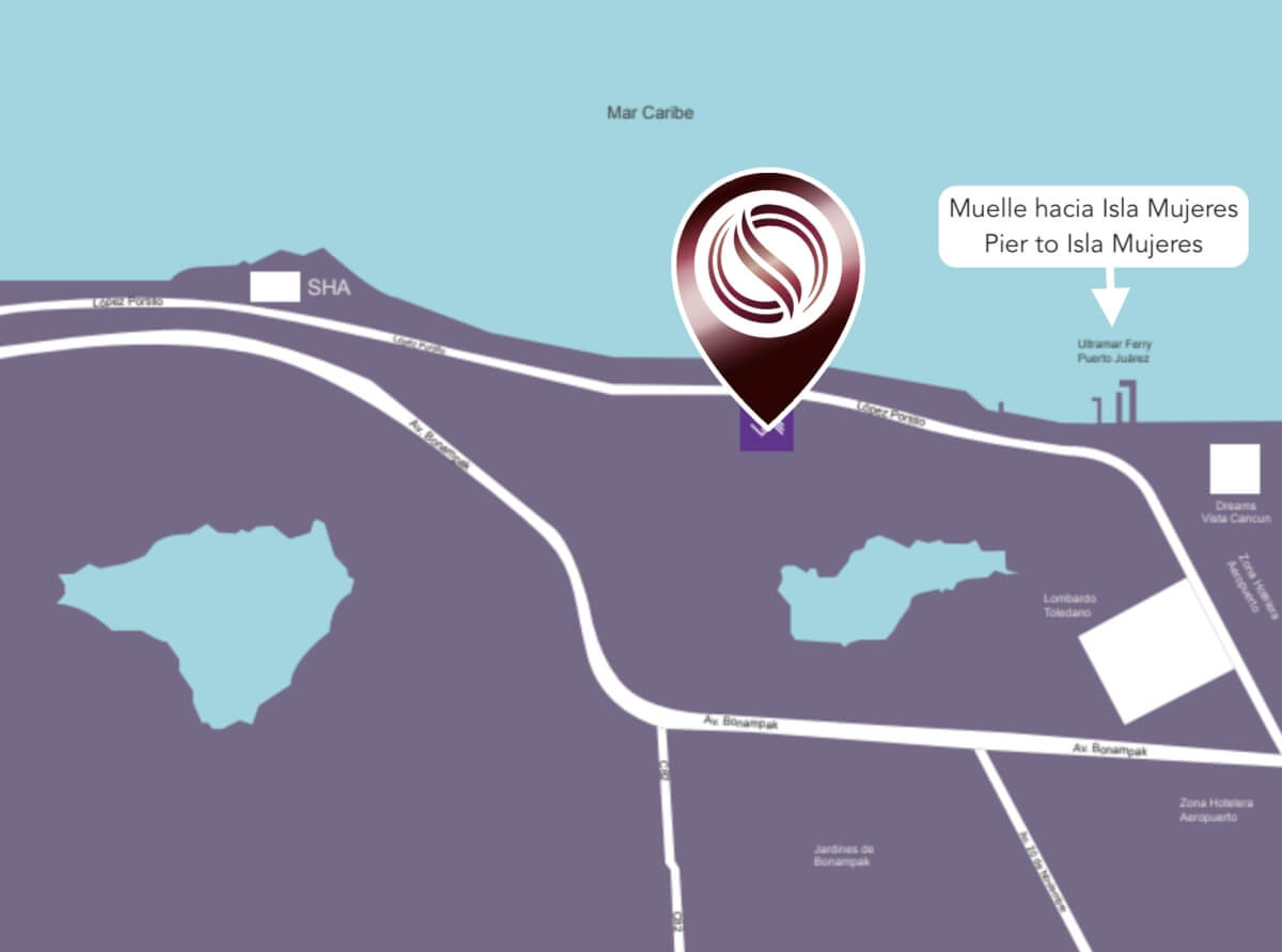 Penthouse with 21 m2 terrace, infinity pool, pet spa, cowork, gym, pre-construction, on Nader Avenue, Cancun, for sale.