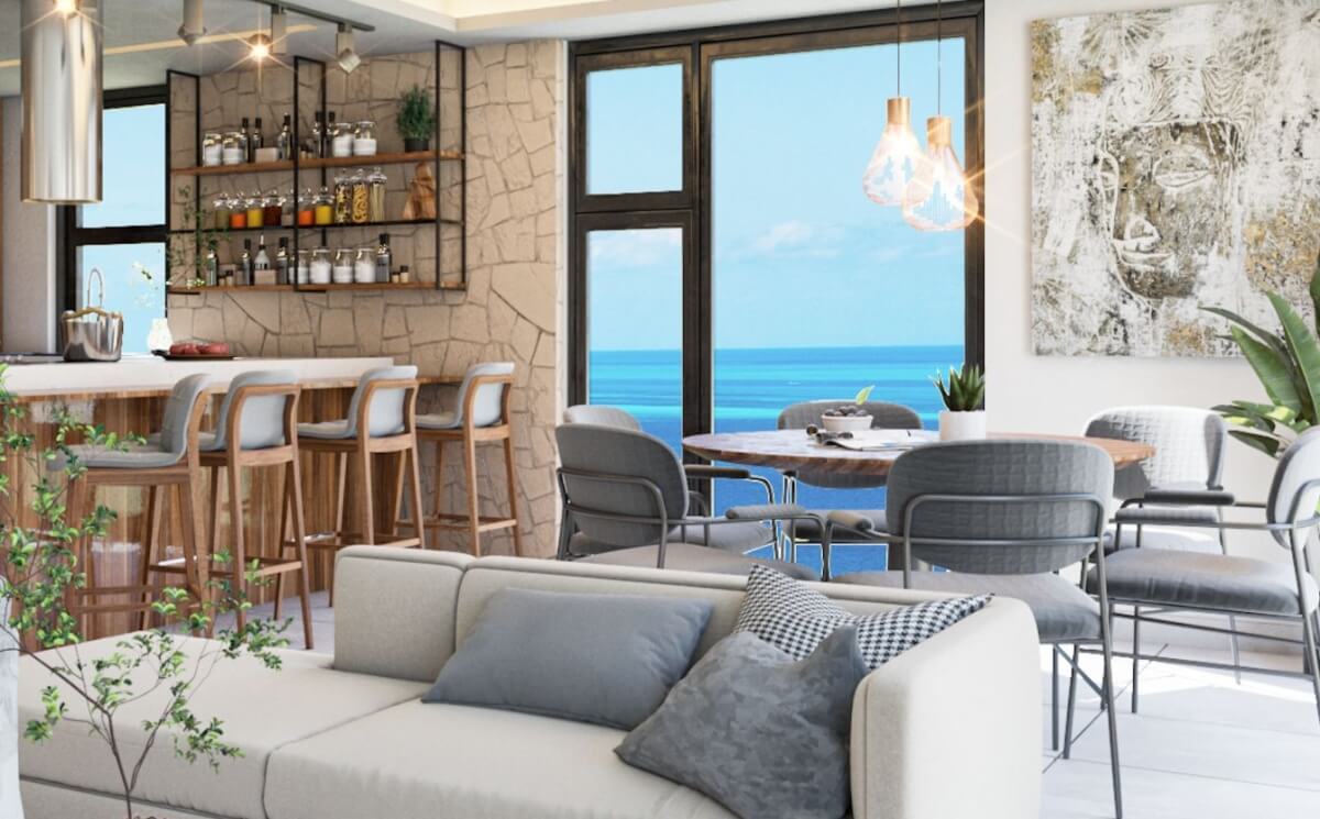 Penthouse with 21 m2 terrace, infinity pool, pet spa, cowork, gym, pre-construction, on Nader Avenue, Cancun, for sale.