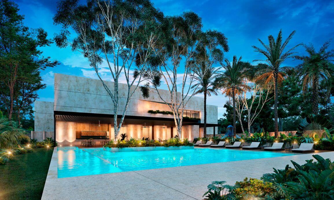 Lote de 998 m2 dentro de residencial privado con campo de golf, venta M&eacute;rida.