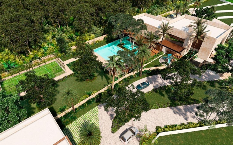 Residential lot in a gated community with swimming pool, sports fields, pet park, games, spa, and much more amenities for sale in the North