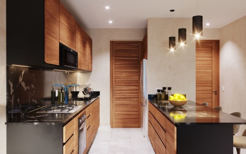 Departamento a 3 minutos de la playa, techos alltos, alberca infinity, spa, gimnasio, area para ni&ntilde;os, area comercial y mas,  pre-construcci