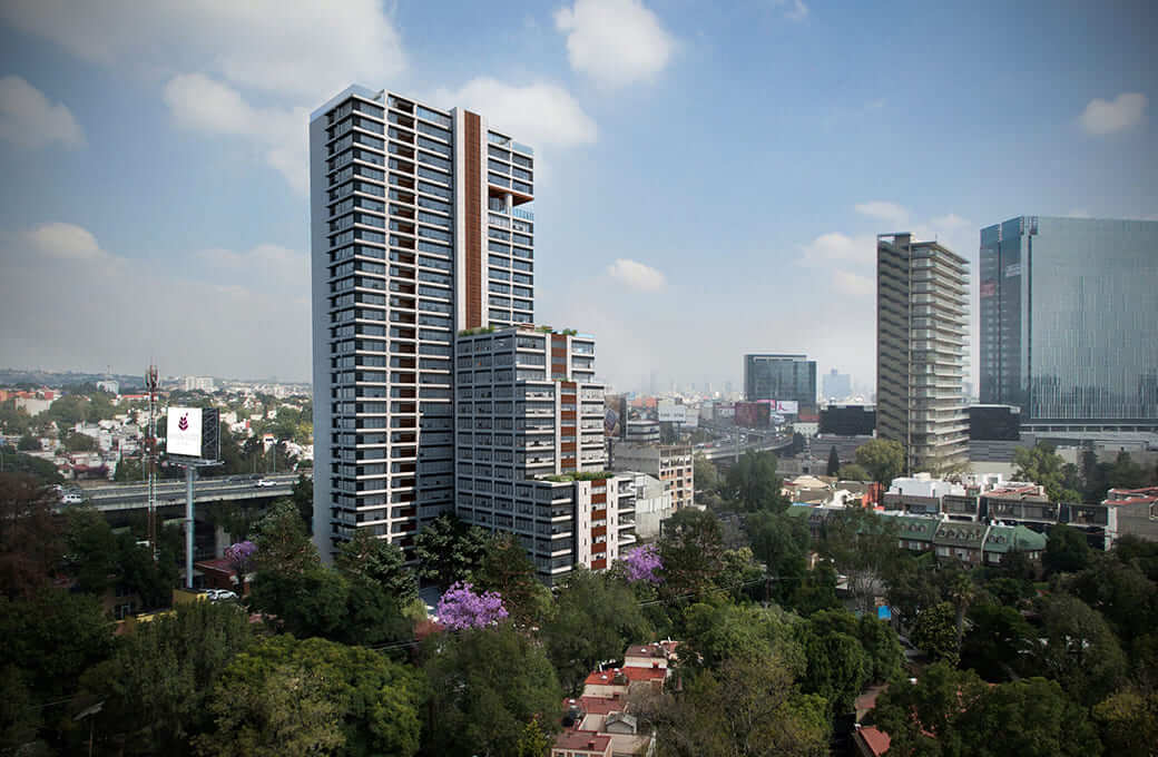 204 m2 condo with high ceilings, in Bosque Real, pet-friendly, covered pool, spa, playground, Huixquilucan Mexico City