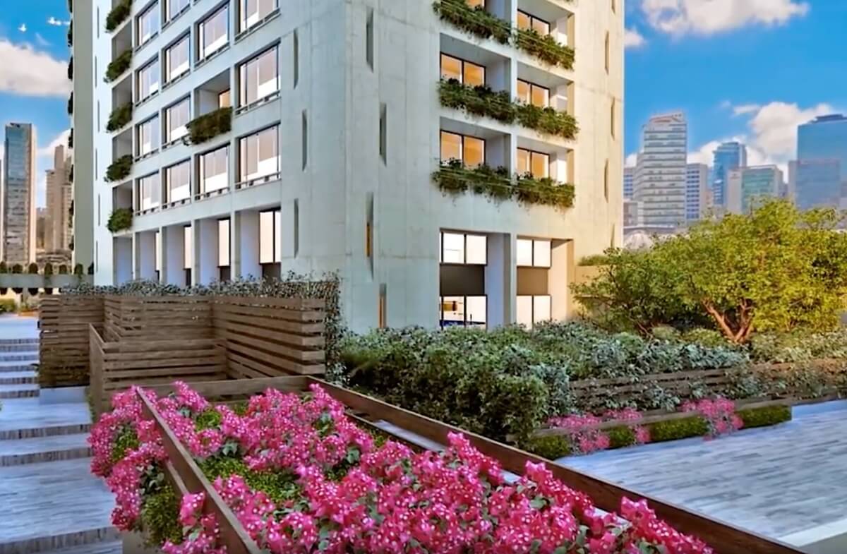 Condominium with balcony, common roof garden and patio, Miguel Hidalgo, Mexico City.