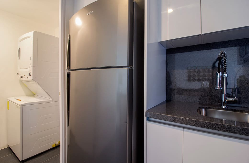 Double heigh apartment, Pet friendy, heated pool, cafeteria, sky lounge, playground for children, pre-construction for sale San Angel Mexico