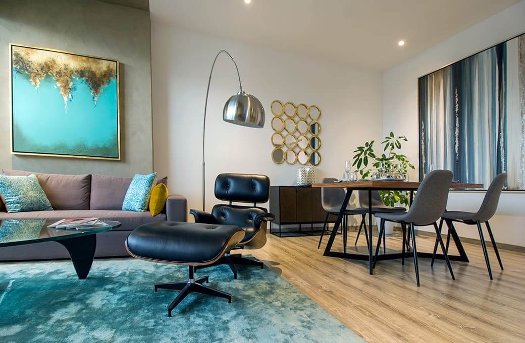 Penthouse with a semi-covered terrace of 37 m2, 4 parking spaces, swimming lane, gym, playground, green areas, pre-construction, for sale in