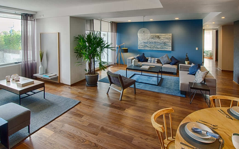 Condominium with private forest of 42,000 m2, concierge, gym, spa, semi-Olympic pool, cyclo room, and more amenities, for sale, Santa Fe, Me