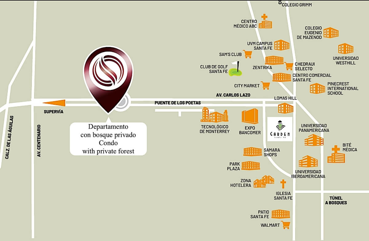 Luxury Penthouse with Rooftop and Double-Height for Sale, Lomas de Vista Hermosa, CDMX