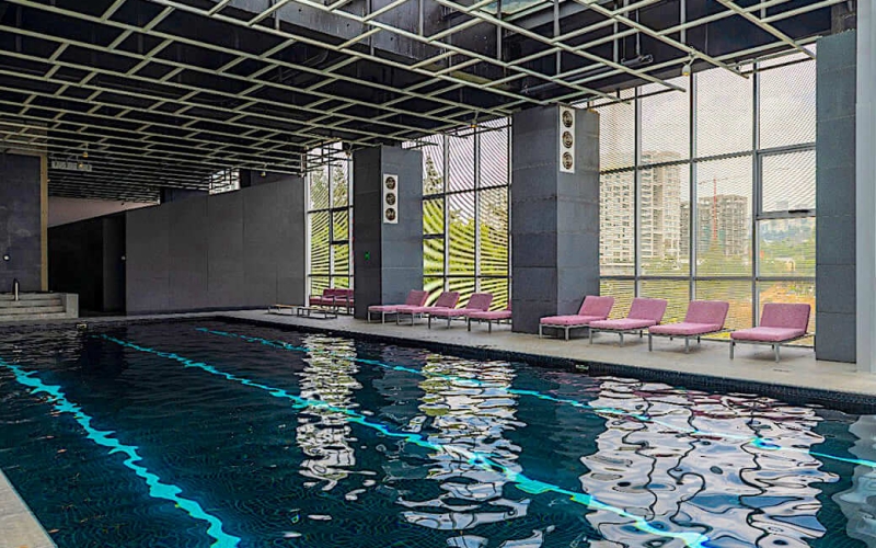 Condominio con bosque privado de 42,000 m2, concierge, gimnasio, spa, alberca semiolimpimpica, y mas amenidades, en venta, Santa Fe, Ciudad