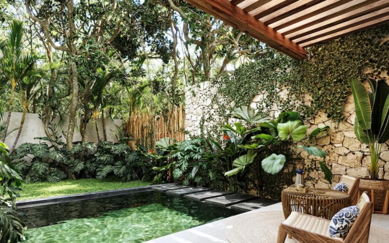 Villa with private pool, in gated community with clubhouse, sensory park, spa, paddle, gym, and more in pre-construction, for sale Tulum