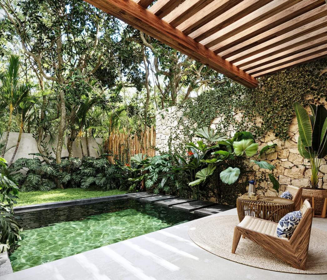 Land in a residential development with a clubhouse, spa, and mini cinema for sale in Region 11, Tulum.