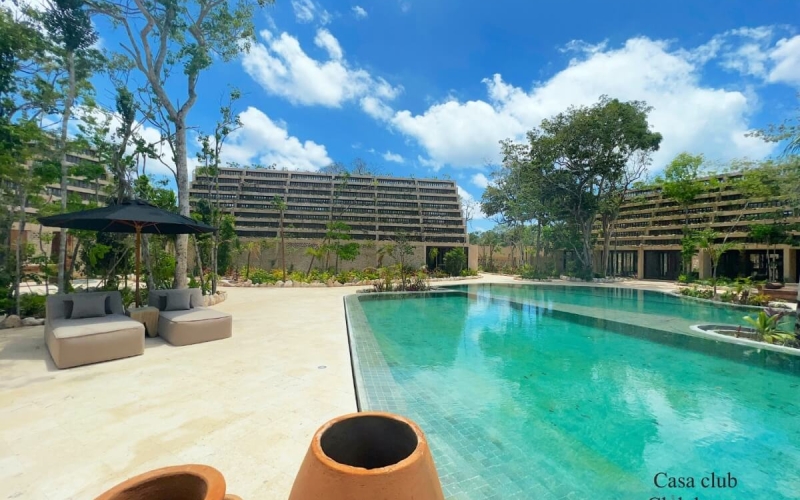 Villa with private pool and rooftop in gated community with clubhouse, sensory park, spa, paddle, gym, and more in pre-construction, for sal