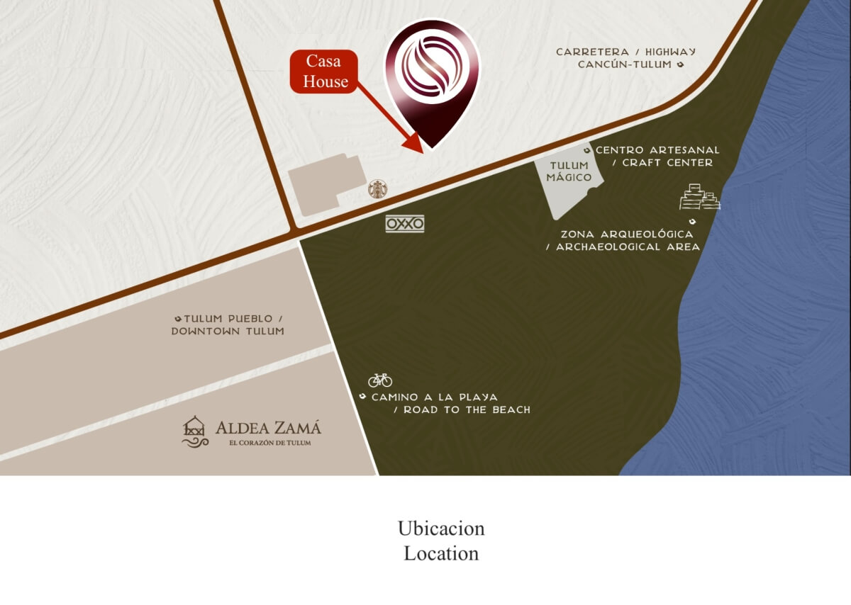 Land in a residential development with a clubhouse, spa, and mini cinema for sale in Region 11, Tulum.