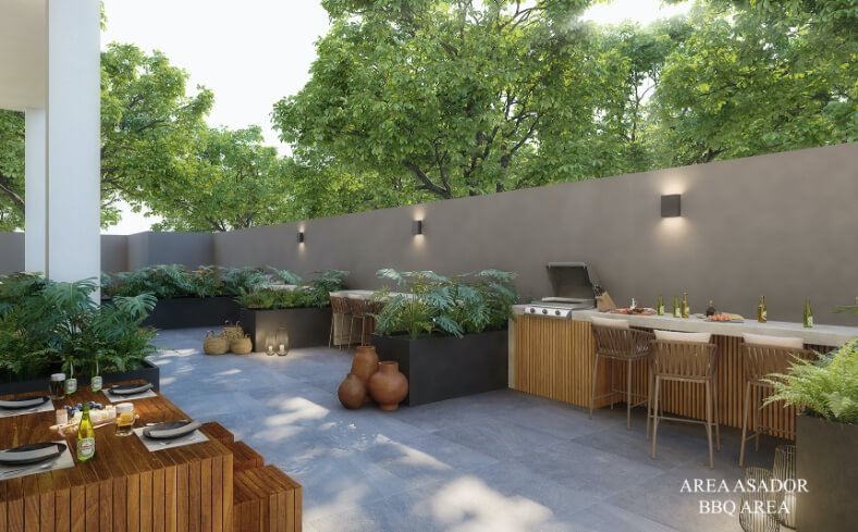 Apartment with paddle courts for sale, Parque Canc&uacute;n, Canc&uacute;n