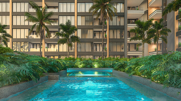 Modern studio for sale, Zona Aeropuerto, Canc&uacute;n