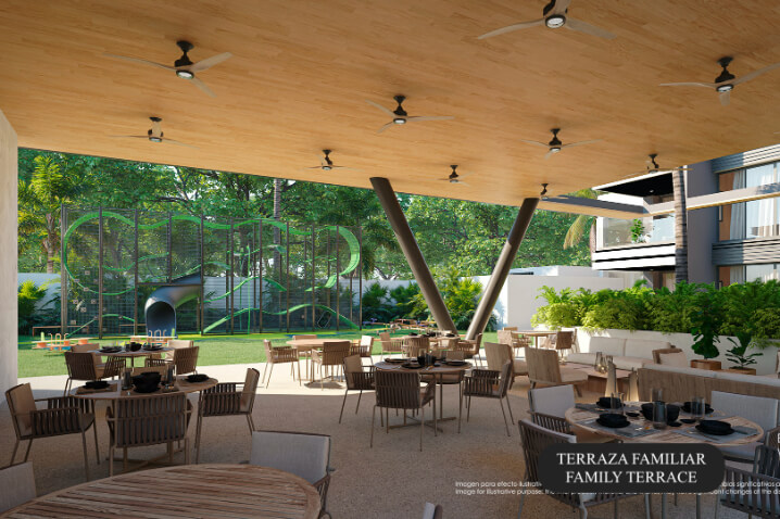 Loft aparment with terrace, pool, gym, pre-construction, for sale, Cancun, Quintana Roo.