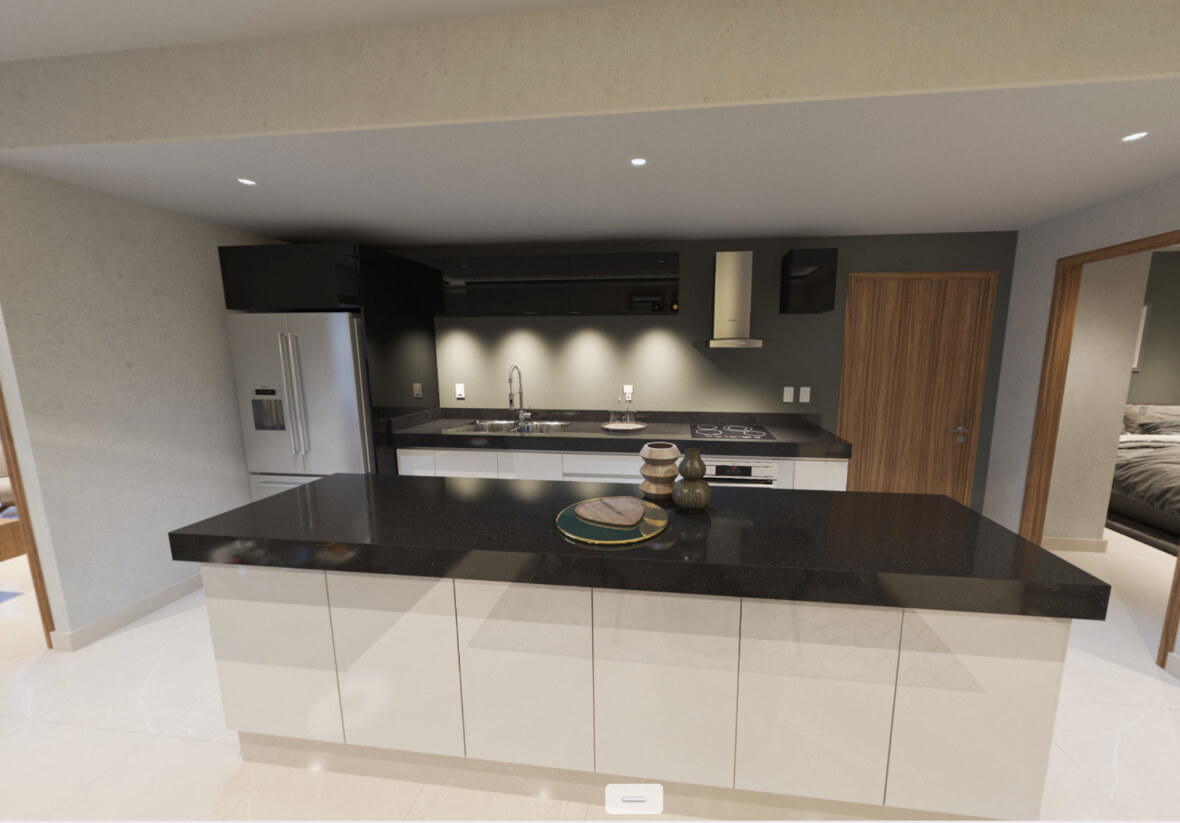 Loft aparment with terrace, pool, gym, pre-construction, for sale, Cancun, Quintana Roo.